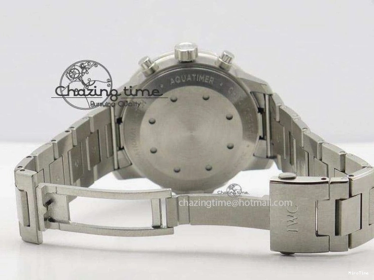 MIROTIME 0205 Versatile Aquatimer Chrono IW376803 V6F 1:1 Best Edition White Dial On SS Bracelet A 7359